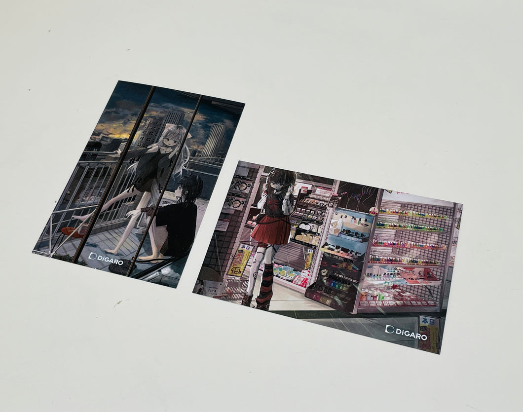 "Hypnotic" Shina postcard 2 types set