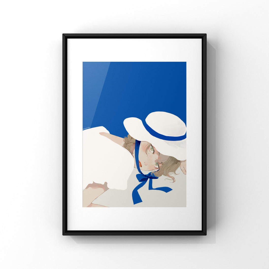 "Summer heat" Yui Tamura Framed print work