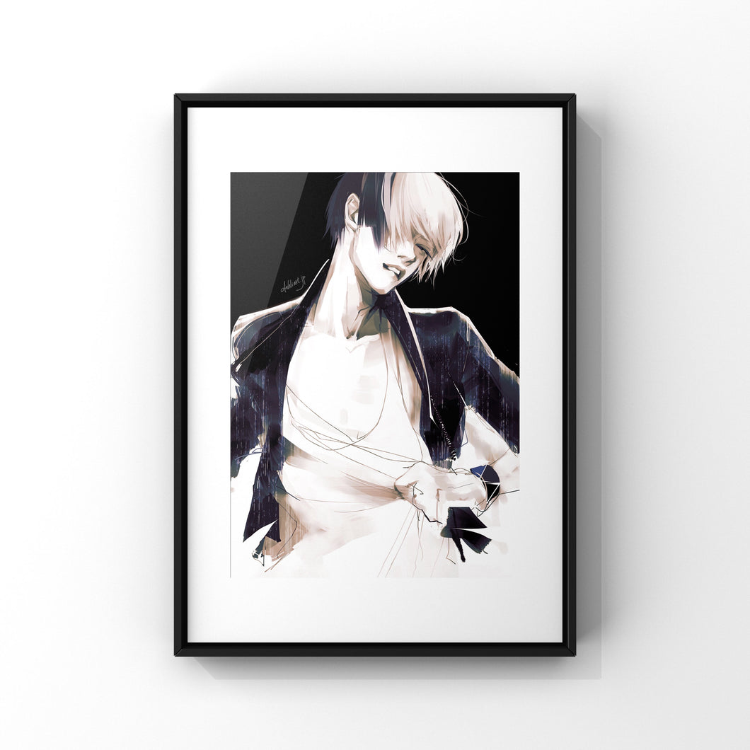 "TANK" Takenaka Framed print work / frame A3 / A4