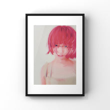 Load image into Gallery viewer, &quot;Transparent Girl&quot; Kasumi lunch Framed print work / frame A3・A4
