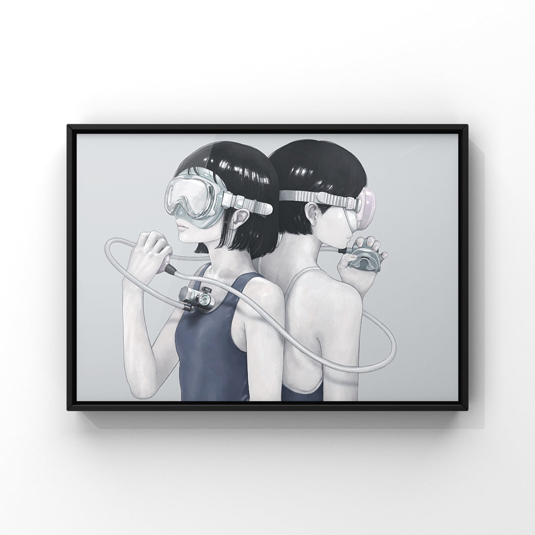 「互換性のない酸素の共有」荒木落花 ポスター/Poster A2・A3