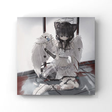 Load image into Gallery viewer, &quot;Kuroneko no Tenshi&quot; Shina canvas print work /canvas S6・S4
