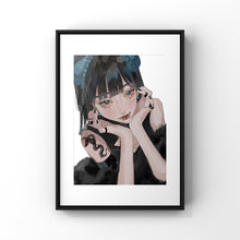 Load image into Gallery viewer, &quot;Butterfly&quot; Bekuko Framed print work / frame A3・A4
