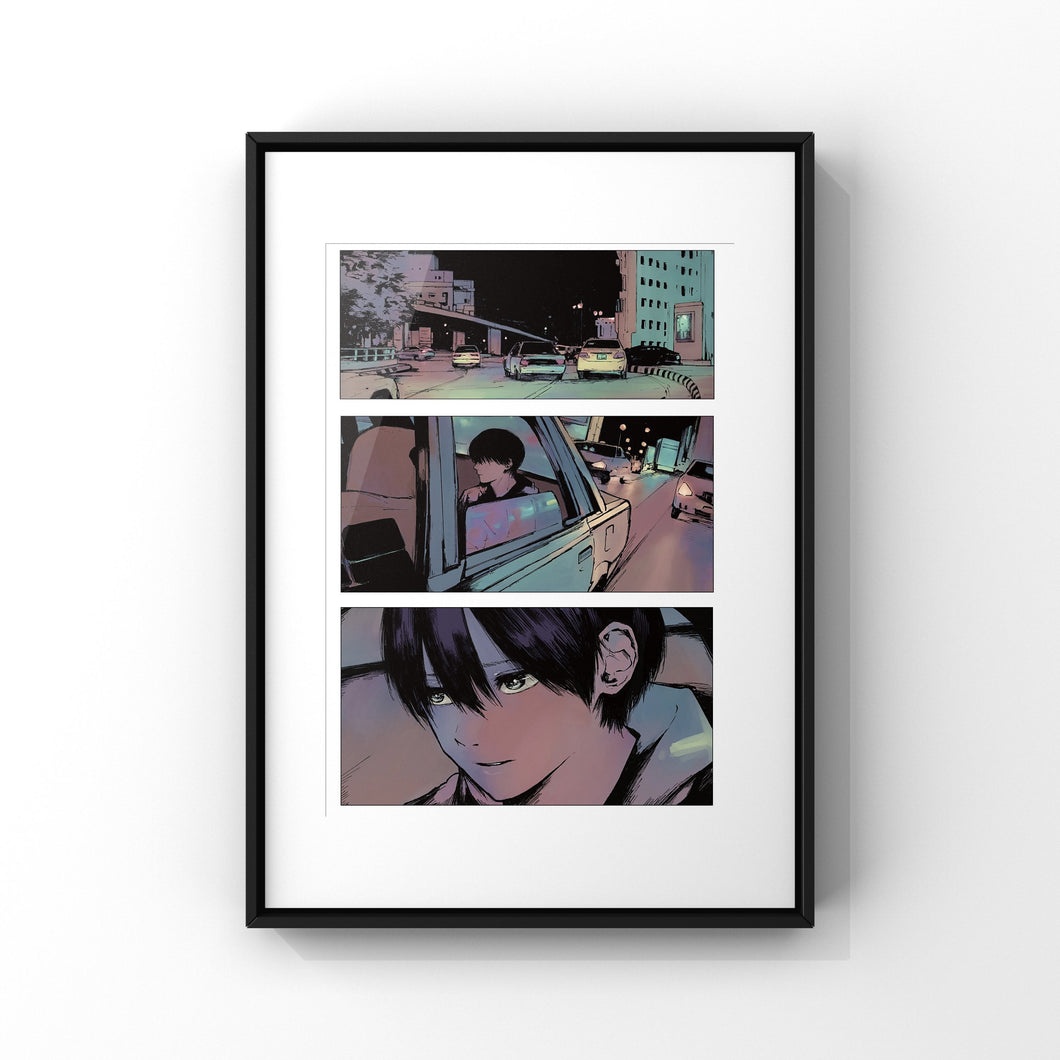 「stray」Biss 額装プリント作品/frame A3・A4